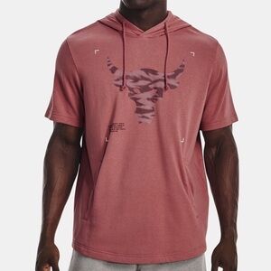 Under Armour Project Rock Short Sleeve Hoodie NEW!
